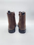 Hip H1115 dark brown biker boots